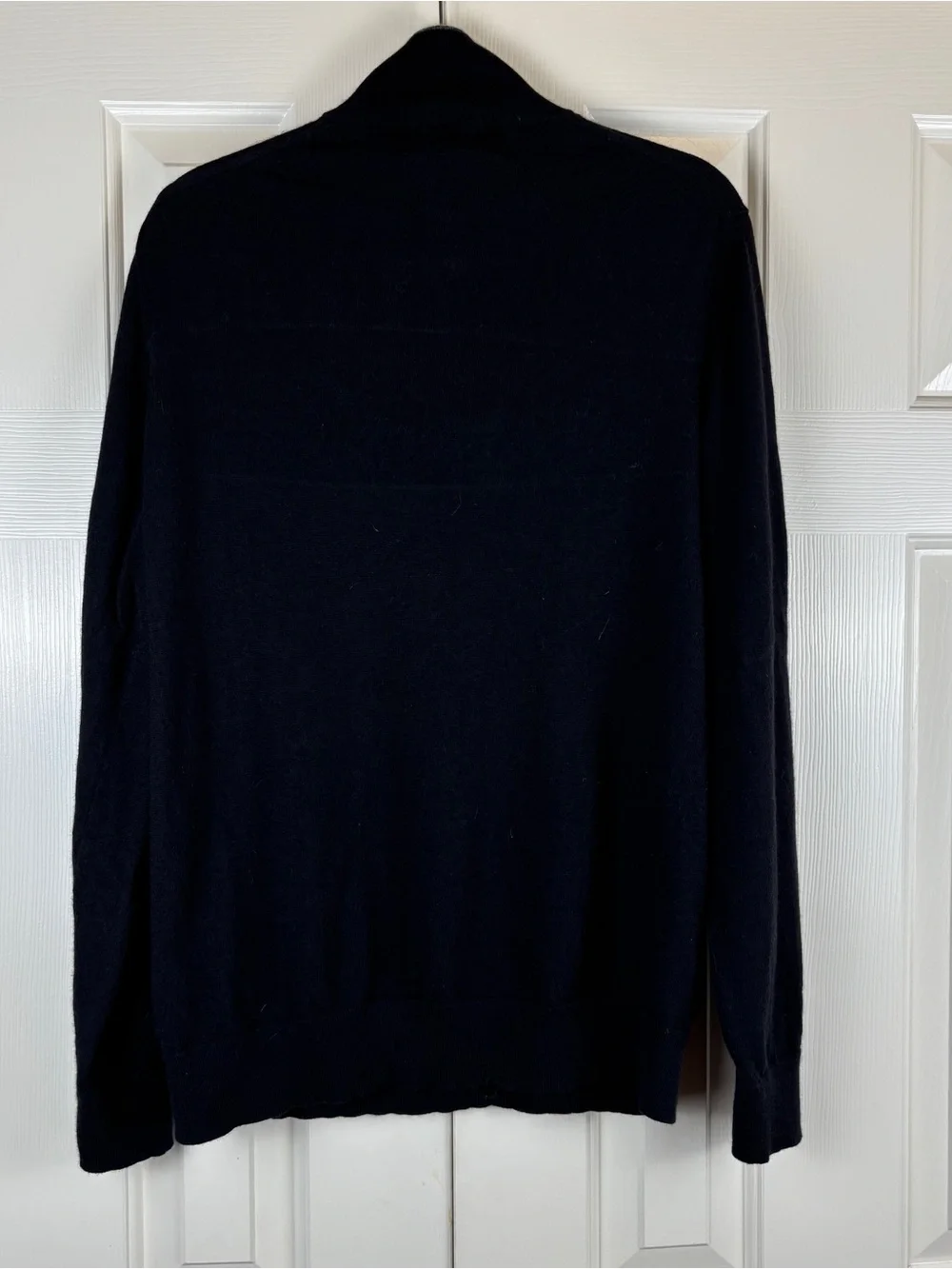 Banana Republic Men’s 100% Merino Wool Baruffa Italian Quarter Zip Sweater